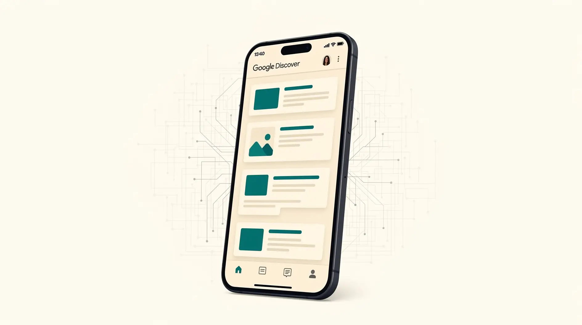 Google Discover article produced by Digiwings